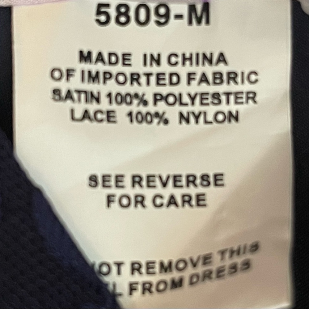 Hayley Paige Navy Maxi Dress Size 14 - Picture 9 of 13